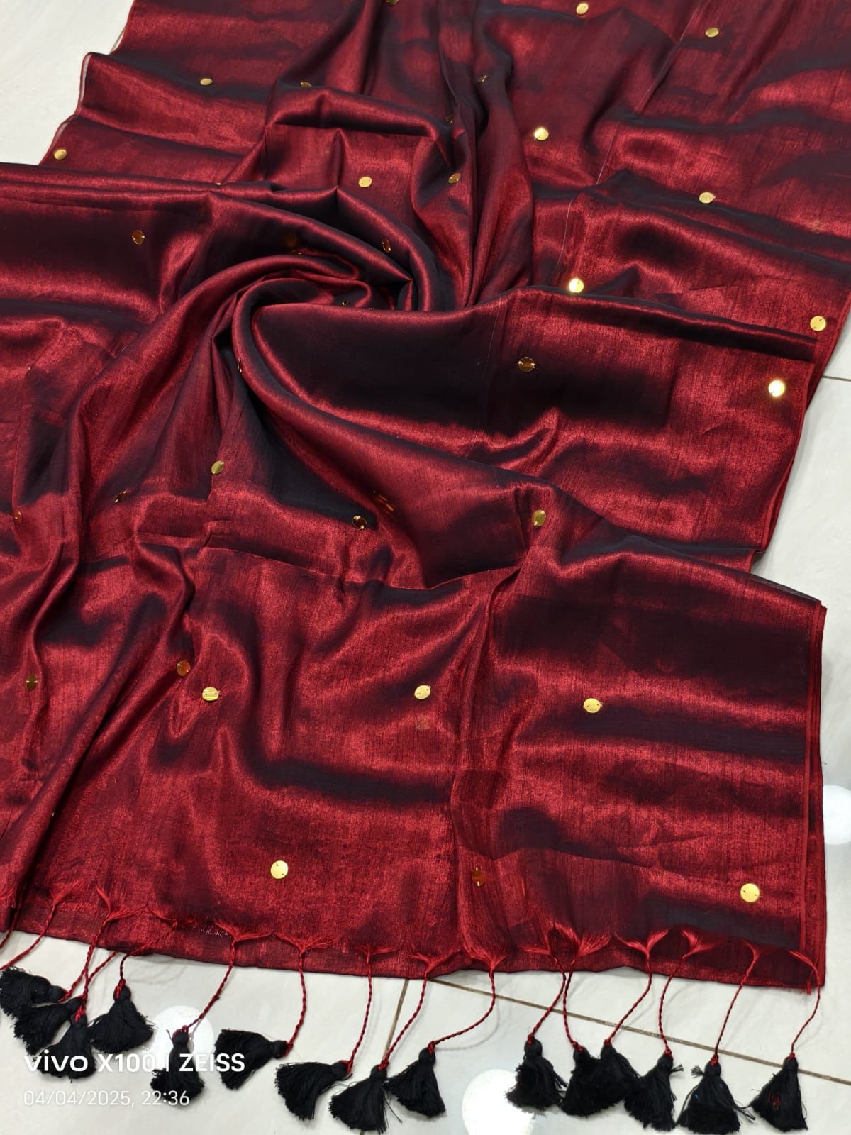 Raga tissue saree