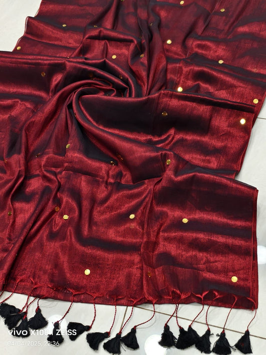 Raga tissue saree
