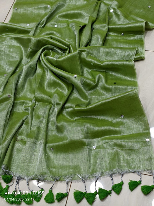 Raga tissue saree